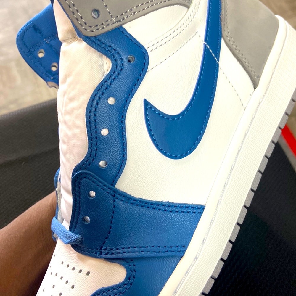 Retro Jordan 1s  cool blues